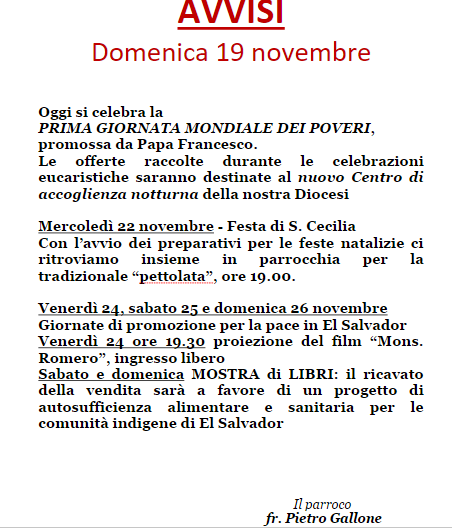 19 NOVEMBRE